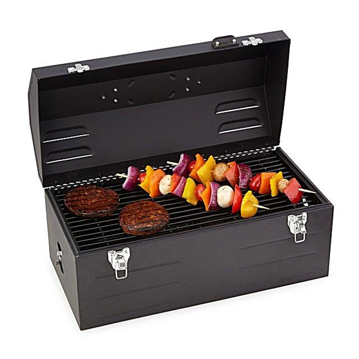grilling tackle box Keg Products Charcoal Toolbox Grill