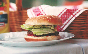 Mean Green Chile-Stuffed Cheeseburgers