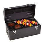 Keg-a-Que Charcoal Toolbox Grill has plenty of space for all your grilling needs