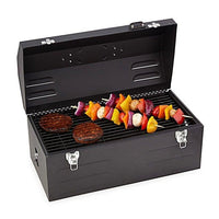 Keg-a-Que Charcoal Toolbox Grill has plenty of space for all your grilling needs